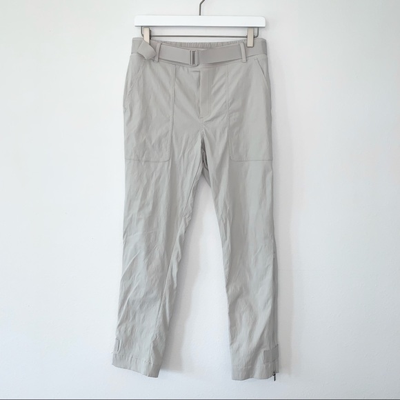 Athleta Trekkie Belted Pant in Birch Grey - Picture 2 of 11